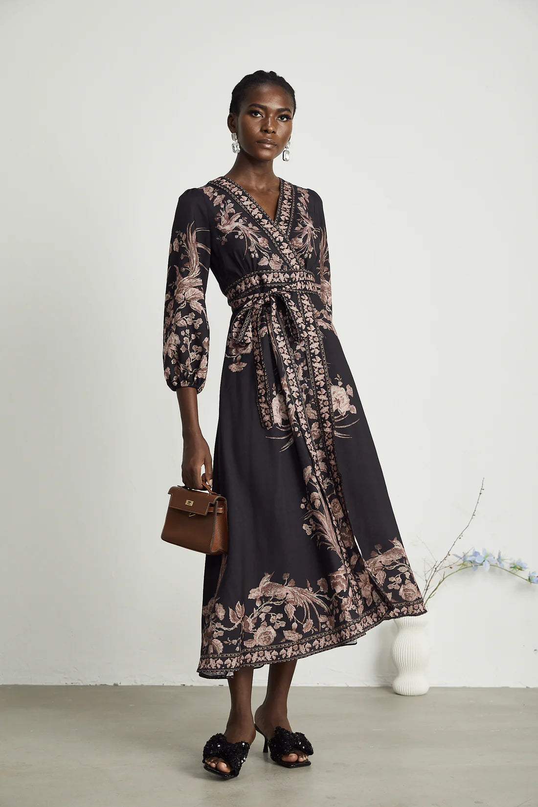 Polline Floral Printed Dress