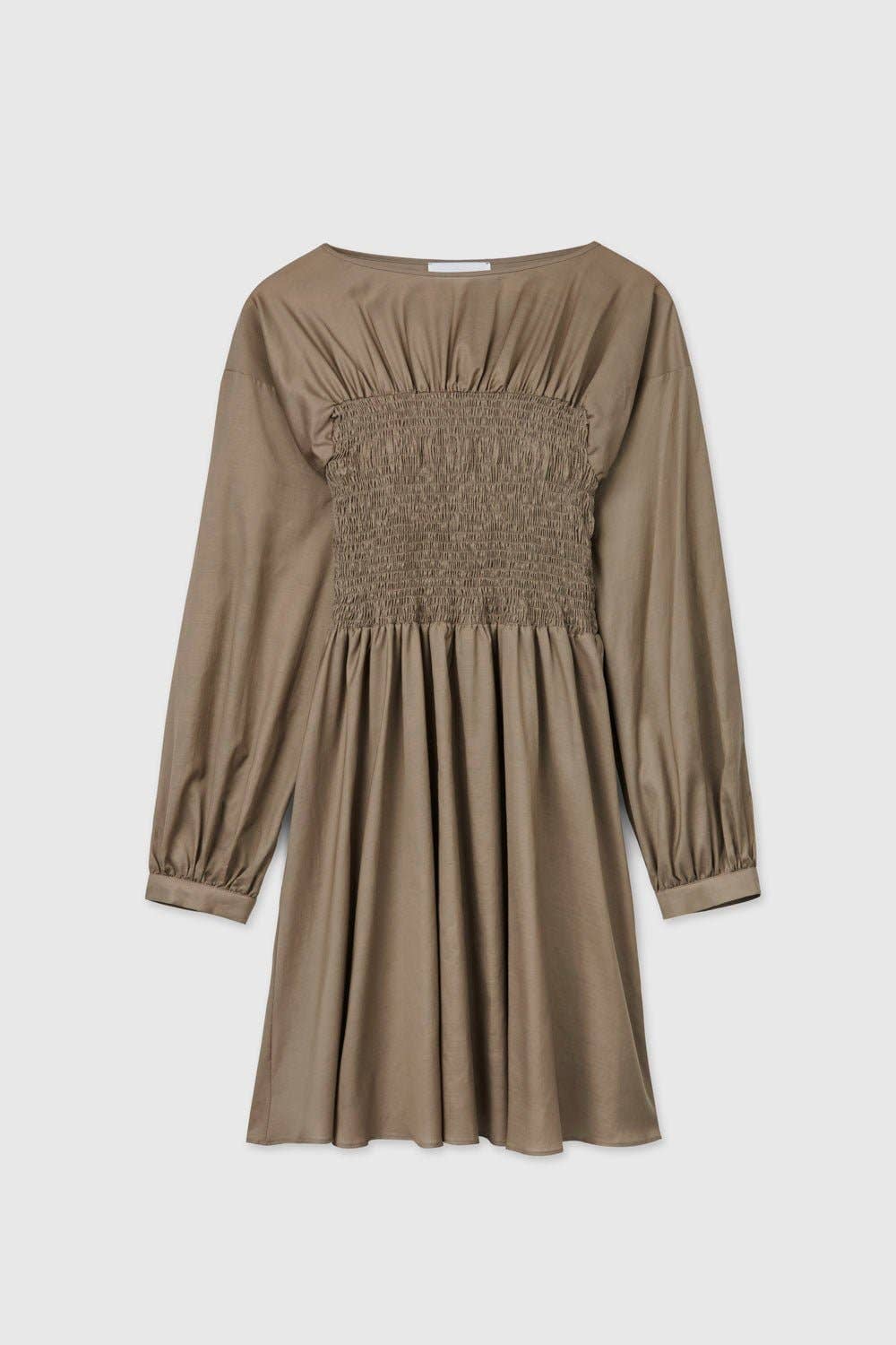 Cinch Dress Taupe