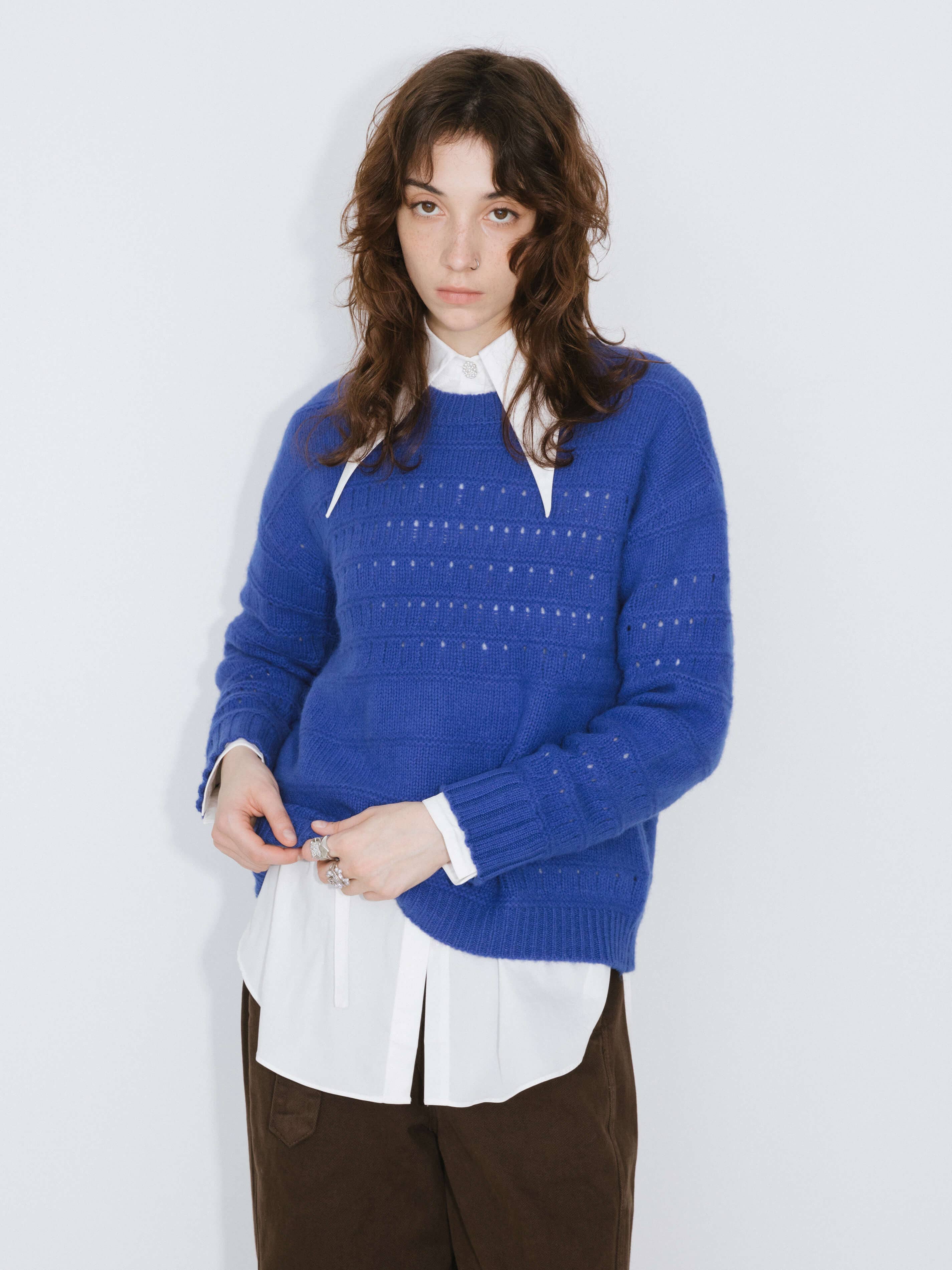 Halo Wool Sweater - multi