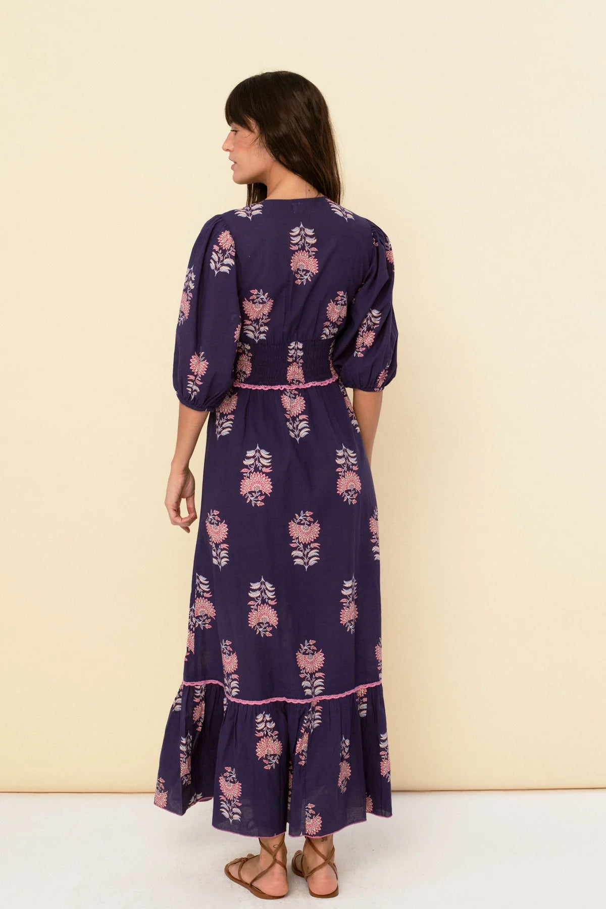 Magnolia Dress - Navy