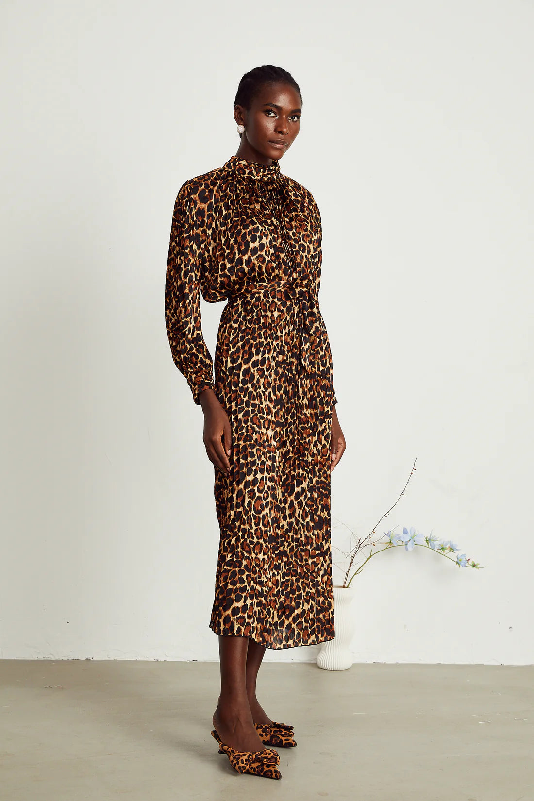 Capucine Leopard Dress