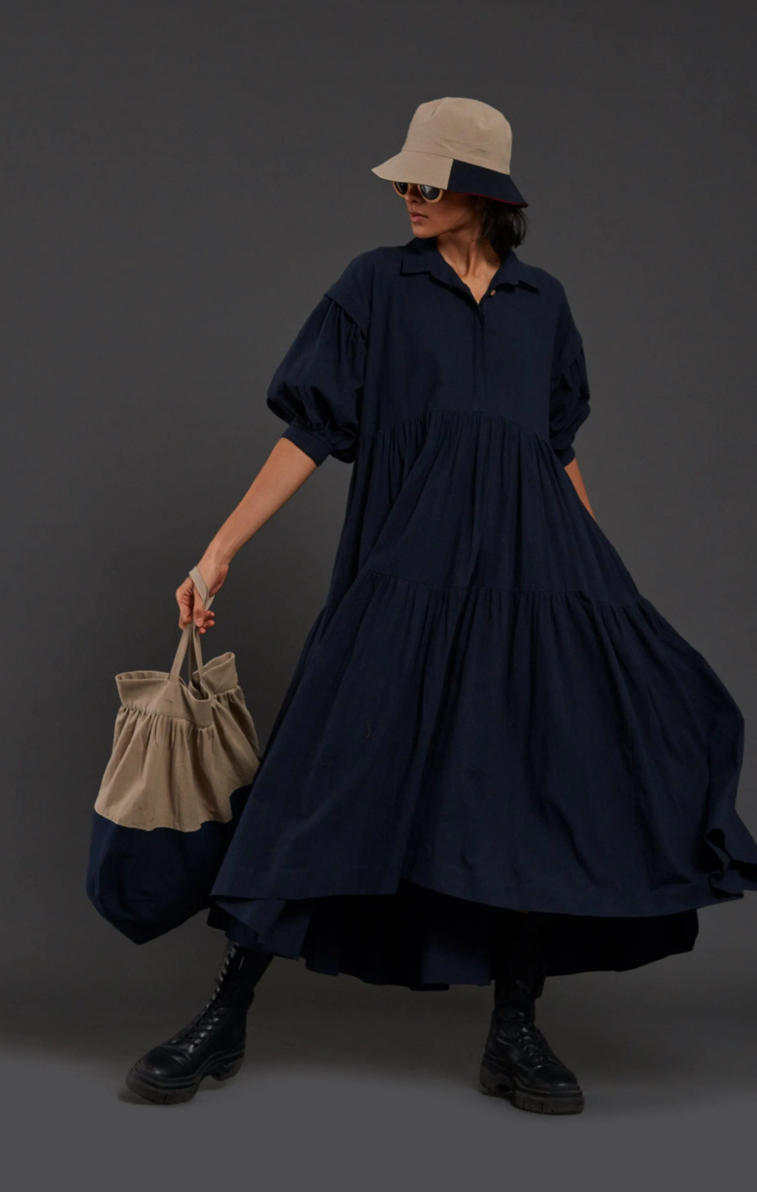 Mulana Dress Navy