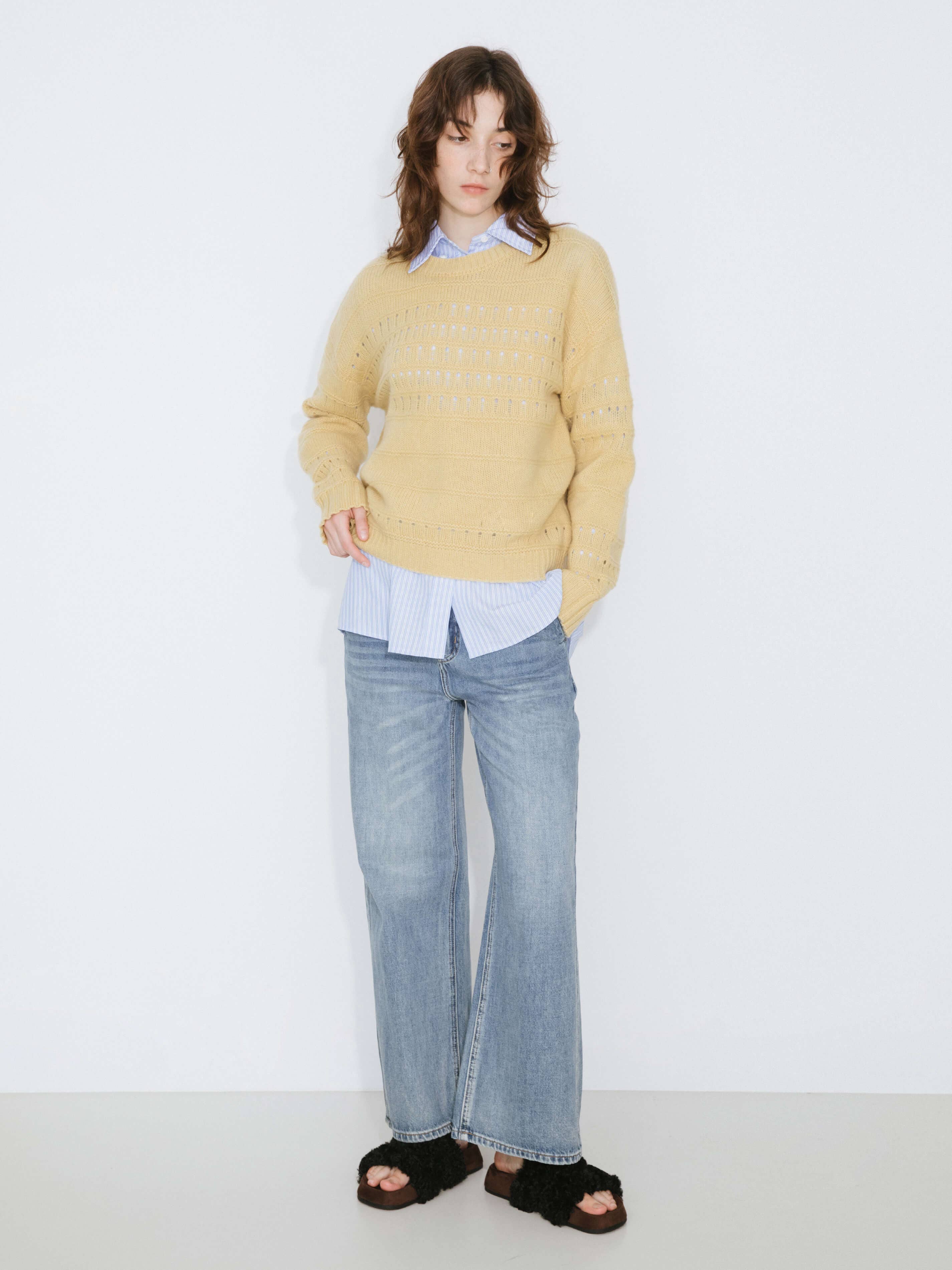 Halo Wool Sweater - multi