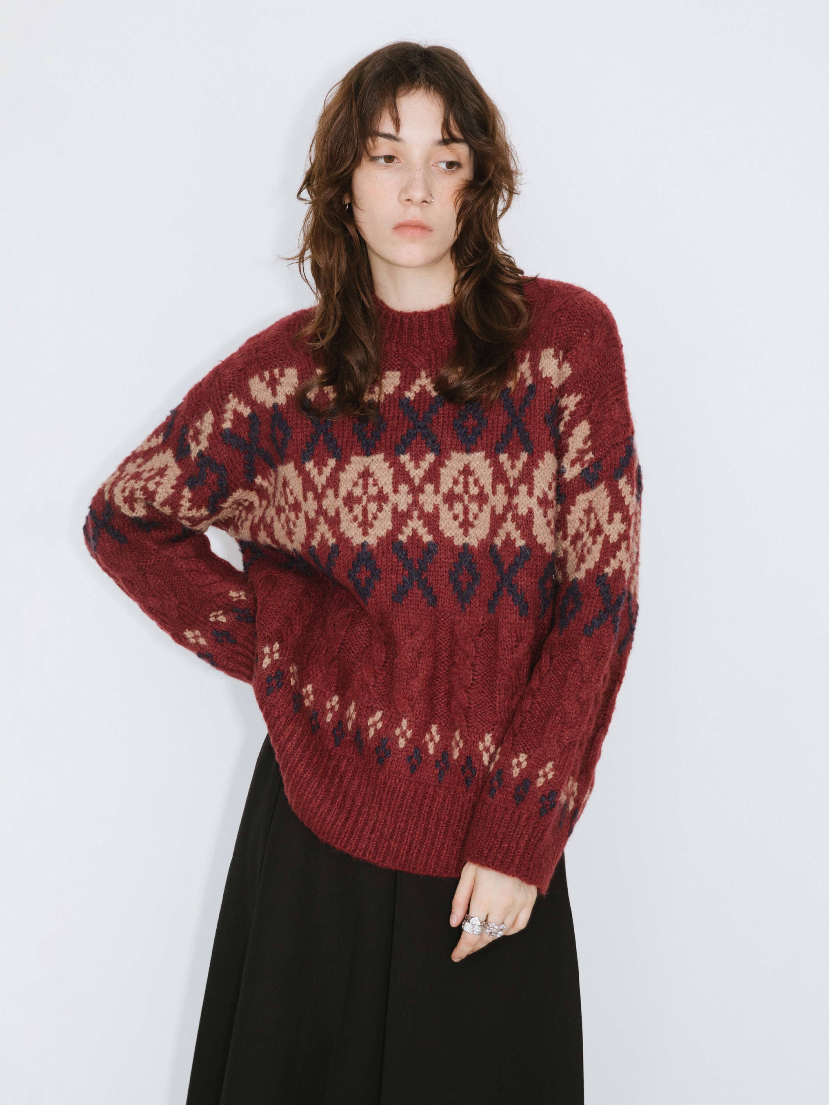 Holiday Maroon Sweater