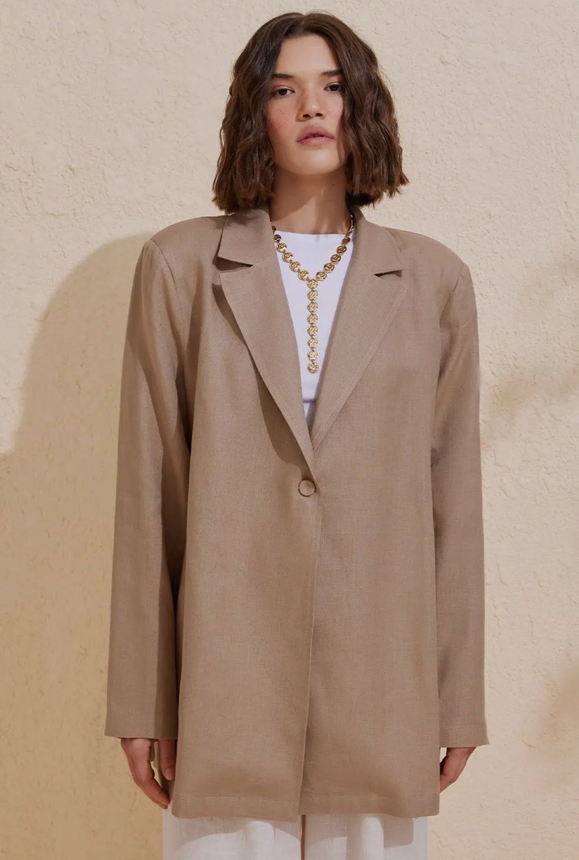 Linen Pera Jacket