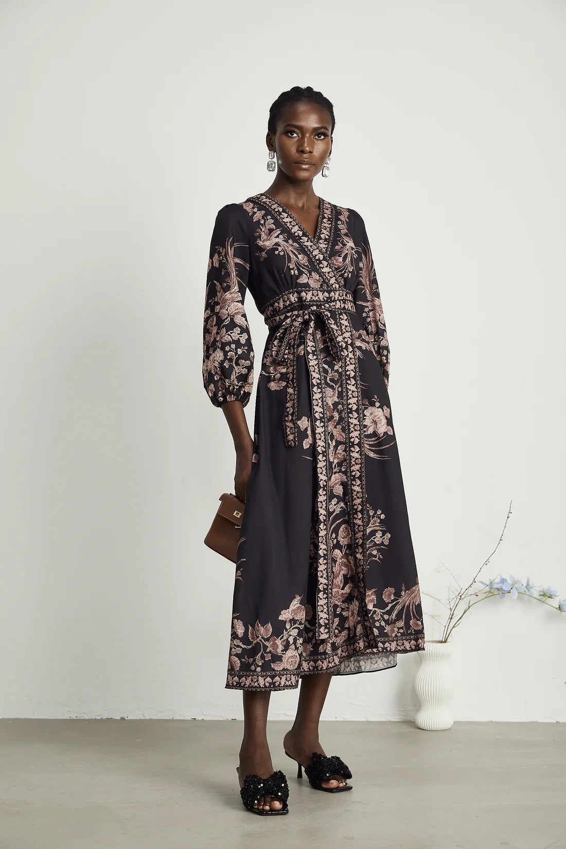 Polline Floral Printed Dress