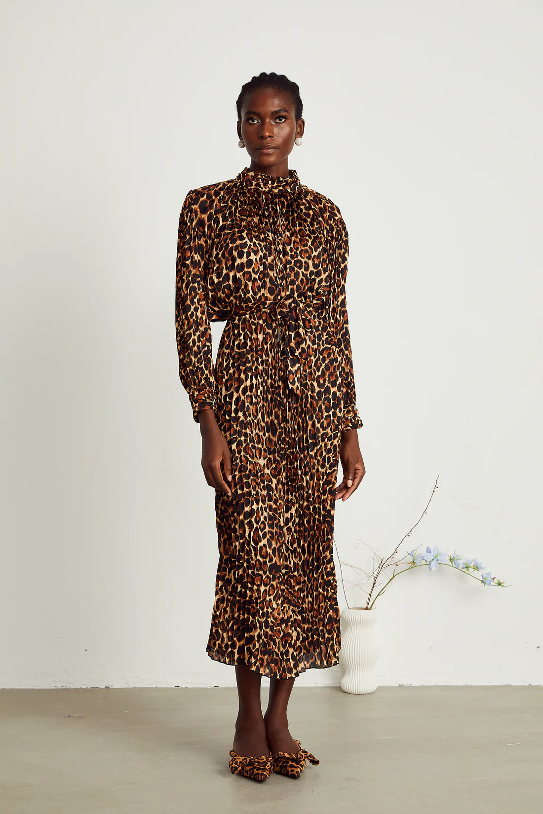 Capucine Leopard Dress