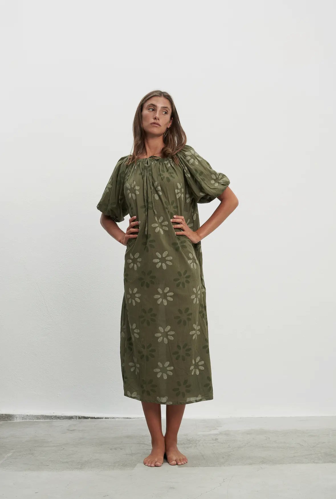 Ona Dress Green