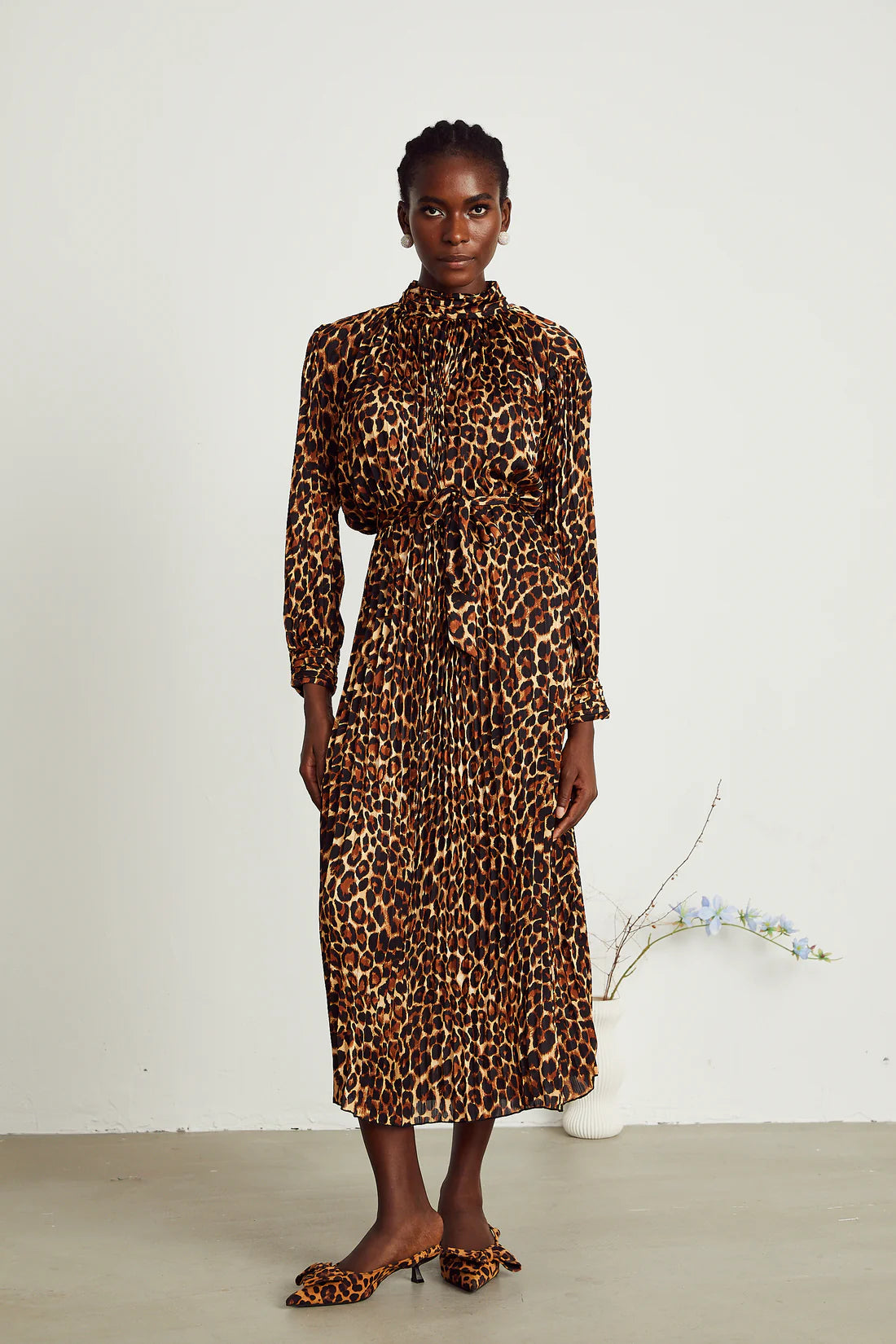 Capucine Leopard Dress