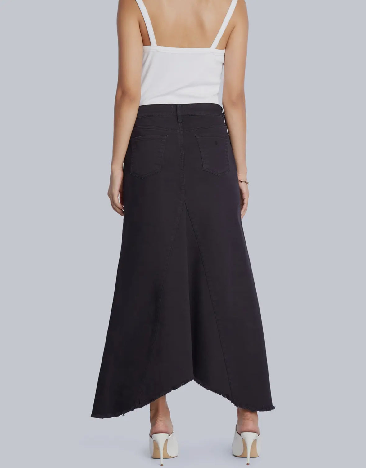 Selma Denim Skirt - Black