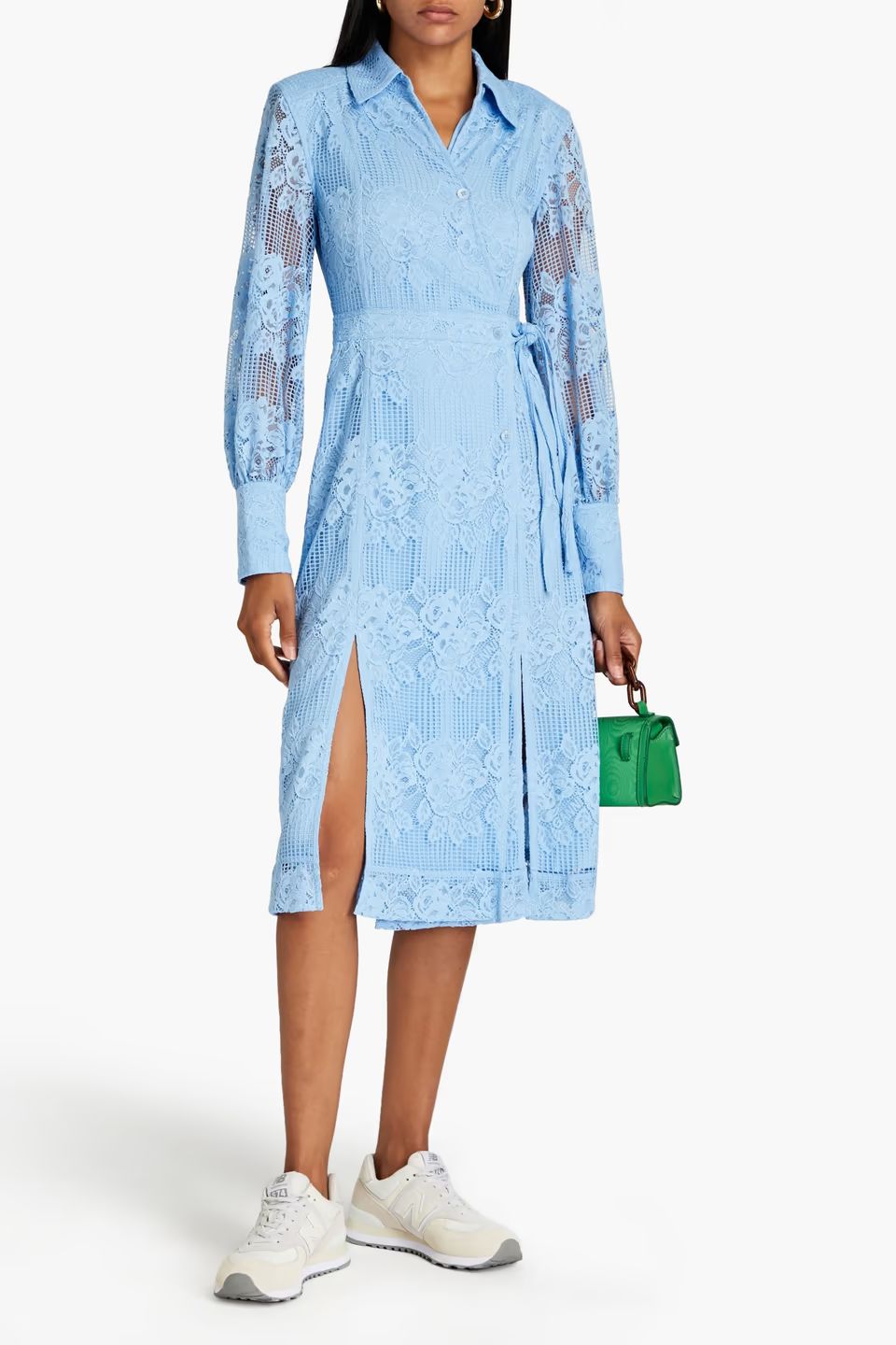 Panel Midi Lace dress