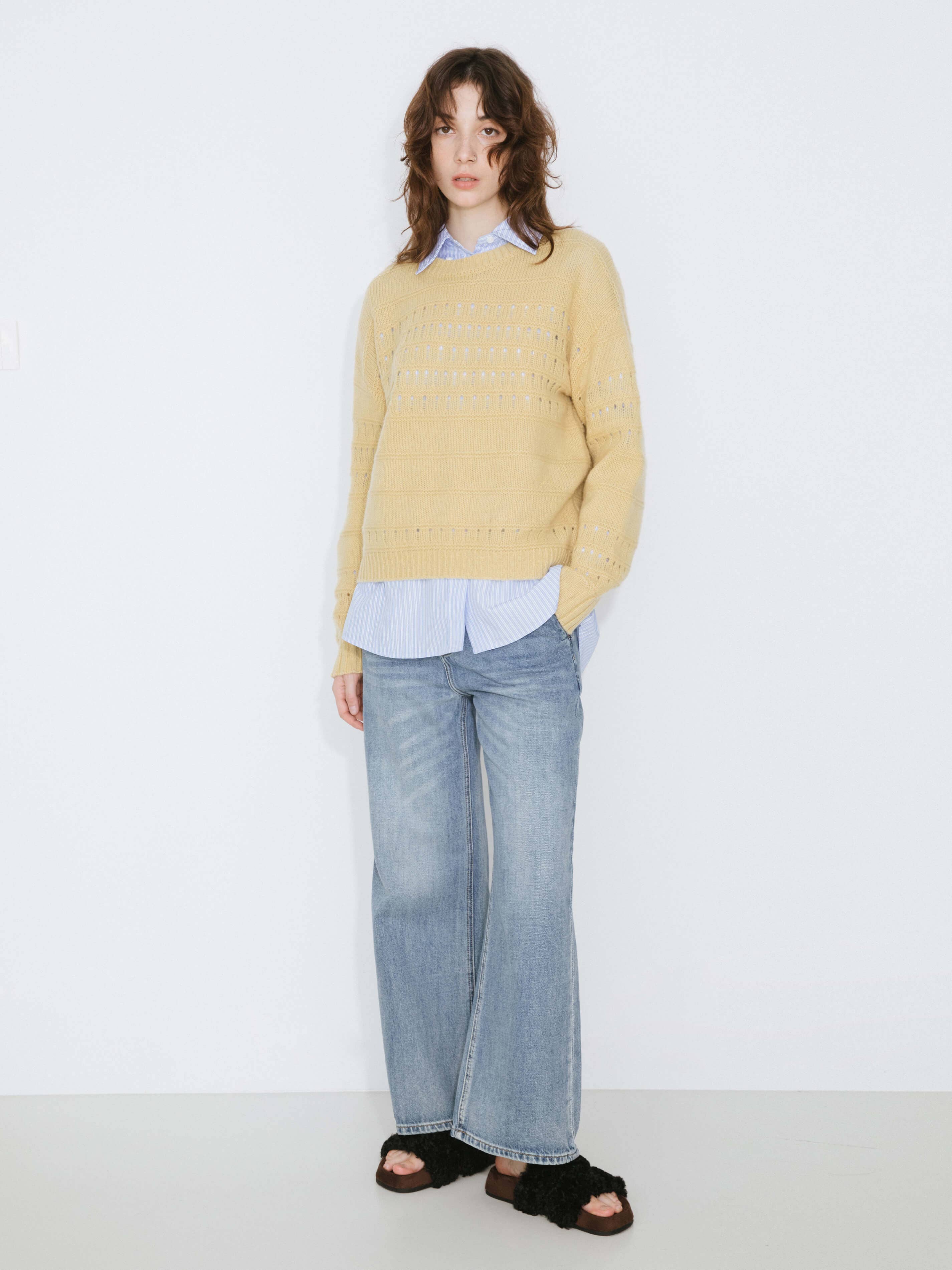 Halo Wool Sweater - multi