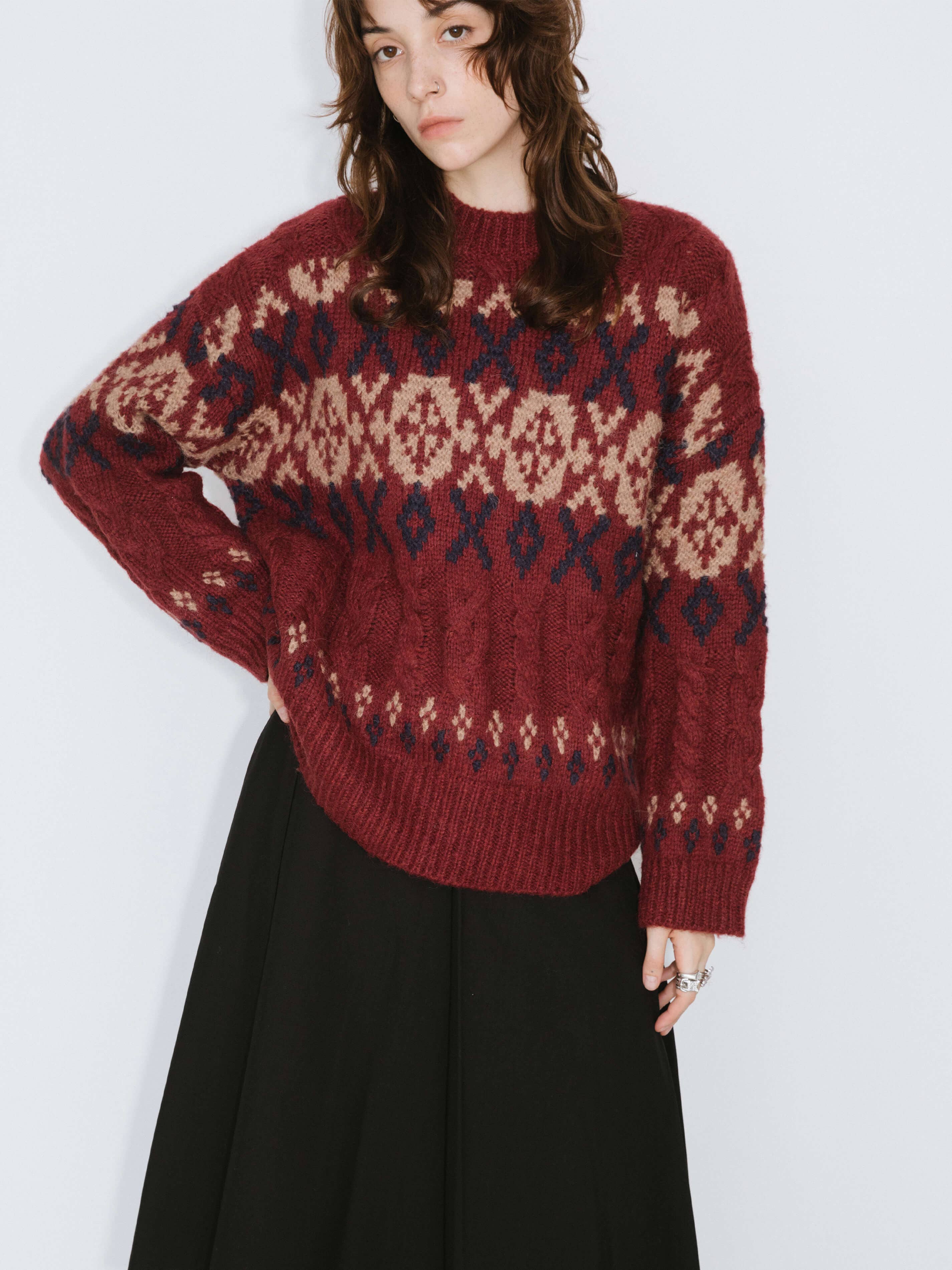 Holiday Maroon Sweater