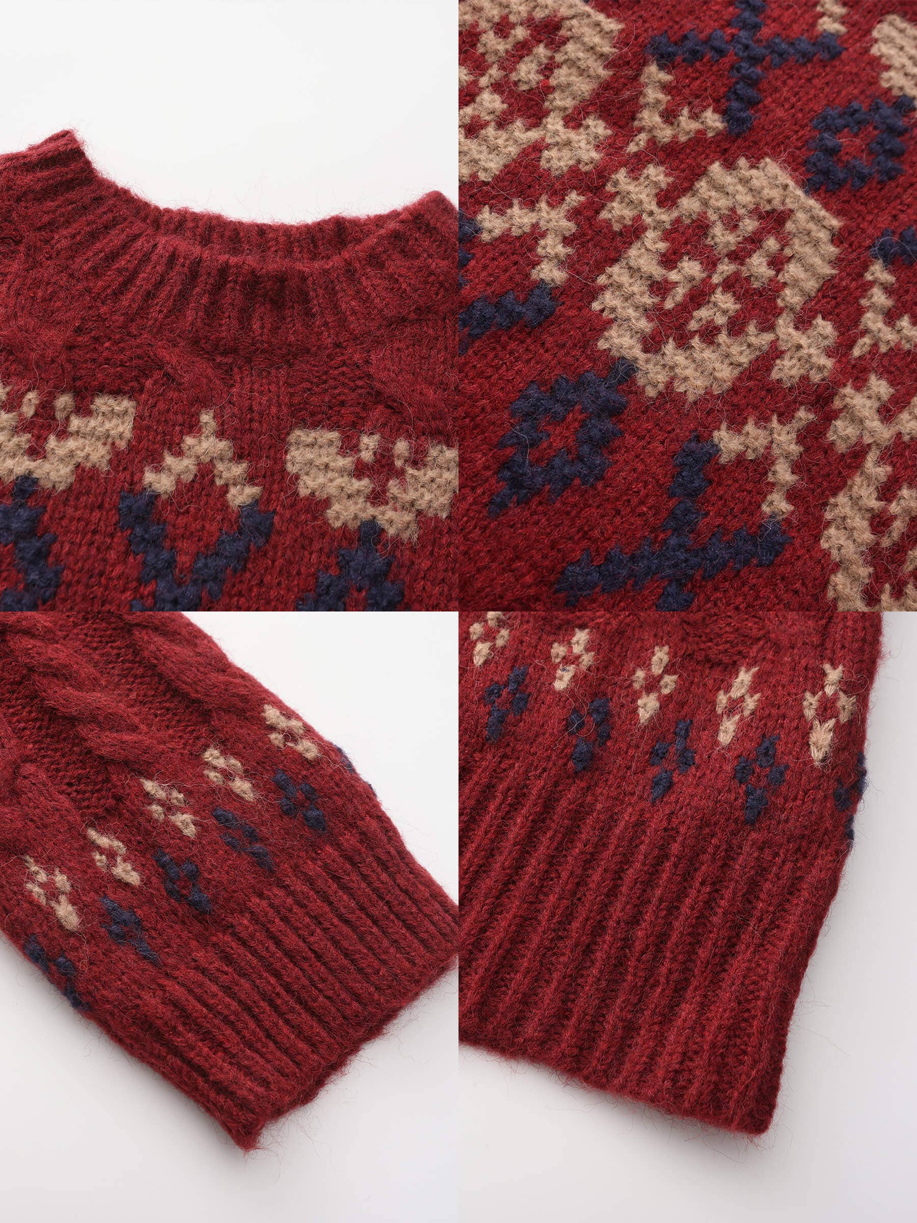 Holiday Maroon Sweater